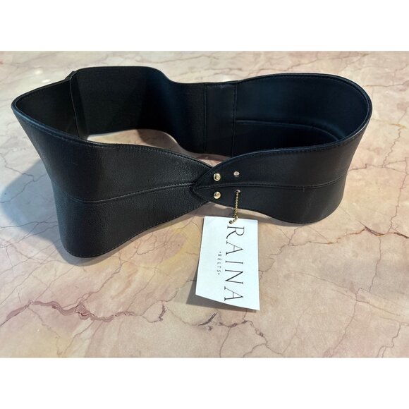 Raina Gaga Belt in Black Small/Medium New Womens Thick Leather wrap - Picture 4 of 10